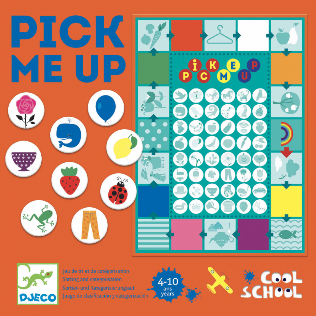 DJECO Zberači: edukačná spoločenská stolová hra (Pick me up)