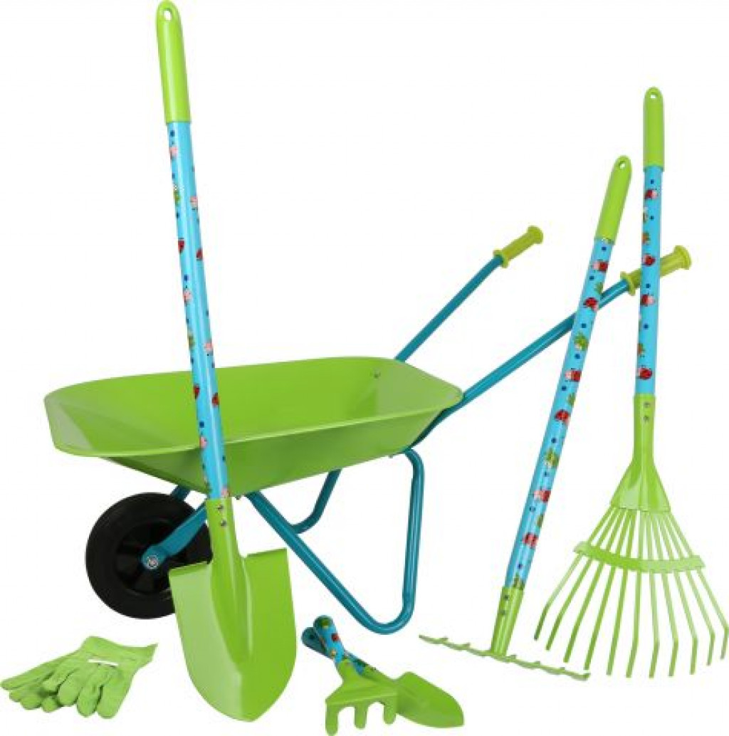 Small Foot Velký zahradní set s kolečky - poškozený obal