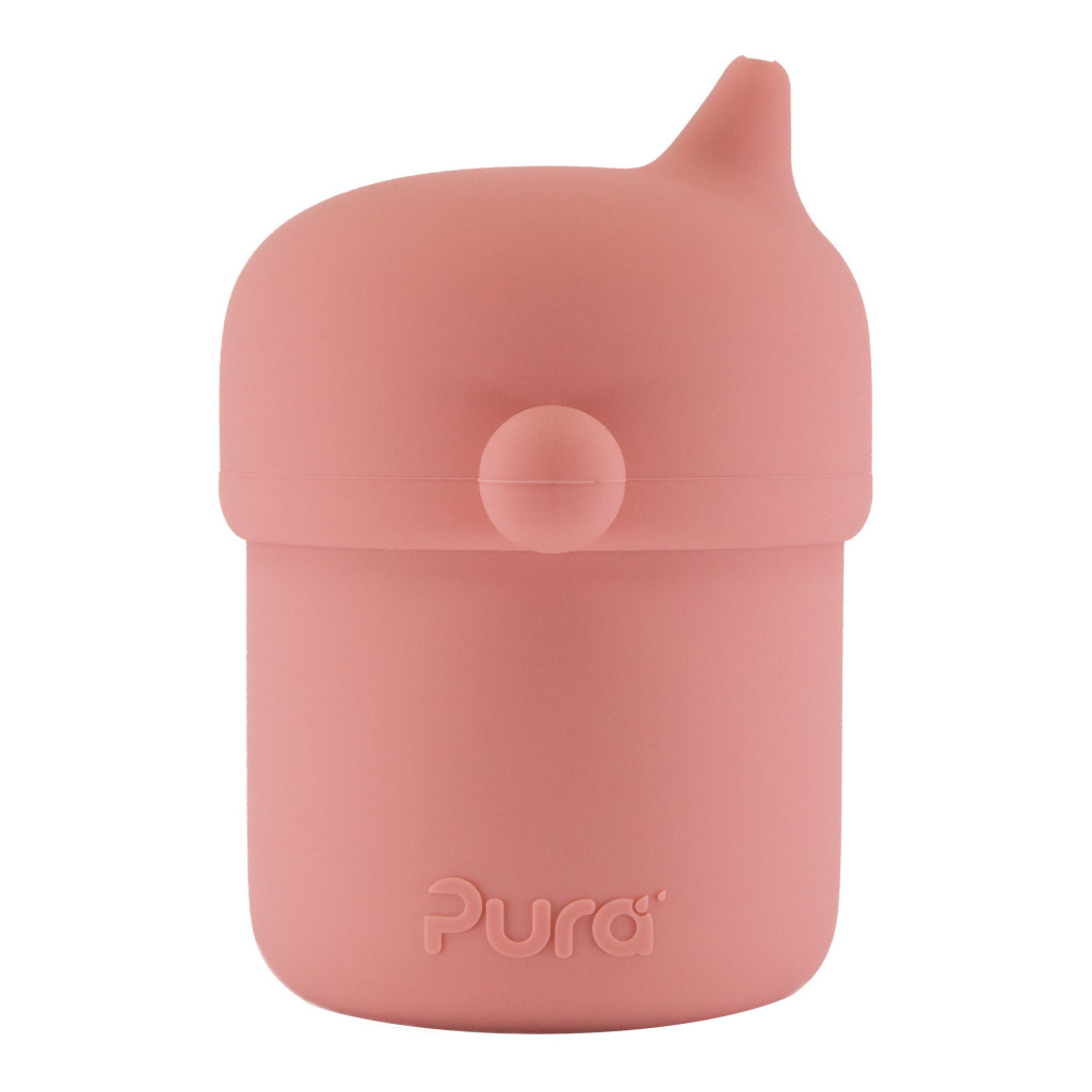 Pura Pura® MyMy silikónový pohárik s náustkom (Rose)