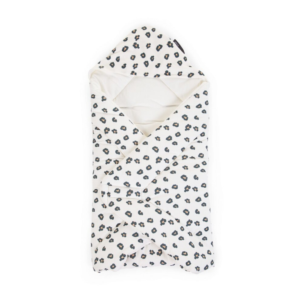 Childhome Univerzální dětská zavinovačka - 75×75 cm - leopardí vzor