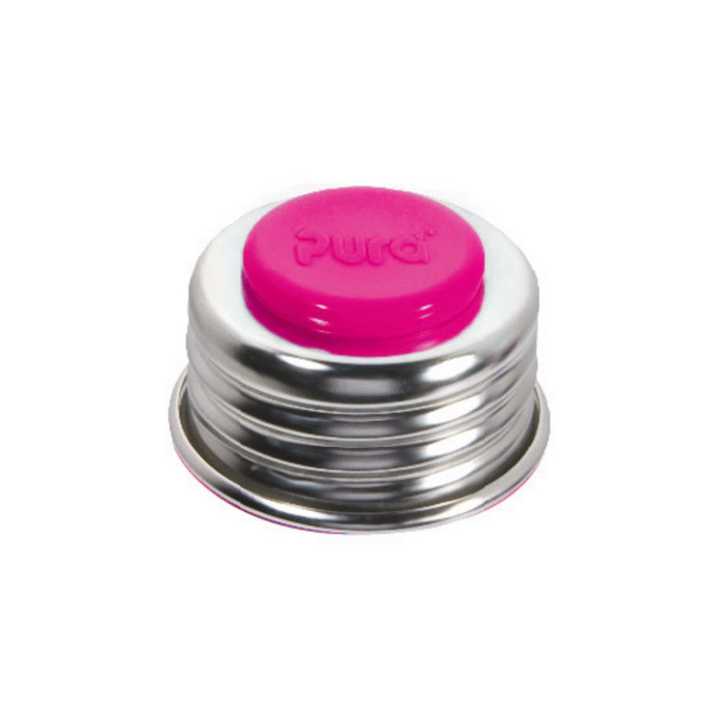 Pura nerezová objímka + tesniaci disk (ružová)