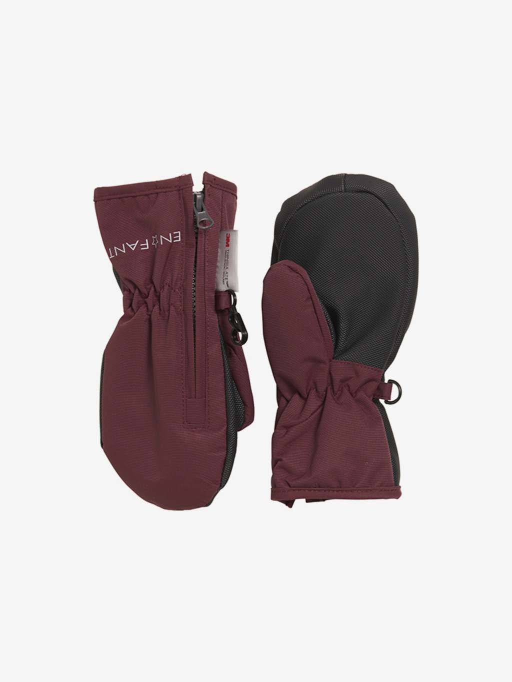 Enfant Rukavice na zip - červená