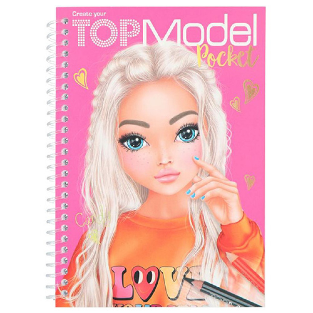 Top Model Omalovánka | Create Your Top Model Pocket - Candy