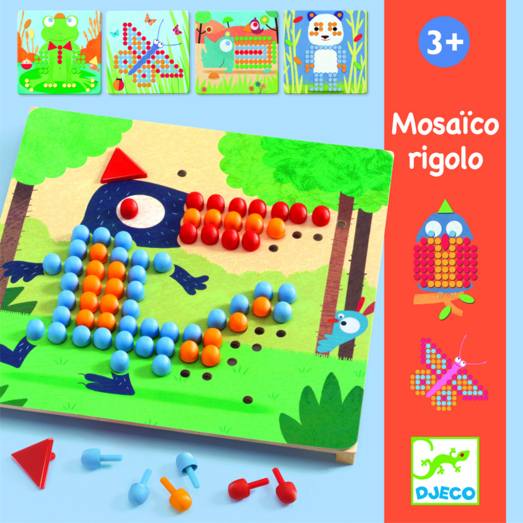 DJECO Rigolo: Kolíčková mozaika