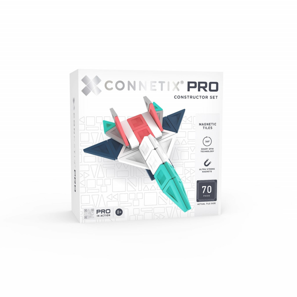 Connetix Magnetická stavebnice - PRO Constructor Set 70 ks