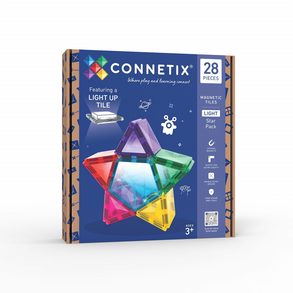 Connetix Magnetická stavebnice - Light Star Pack 28 ks