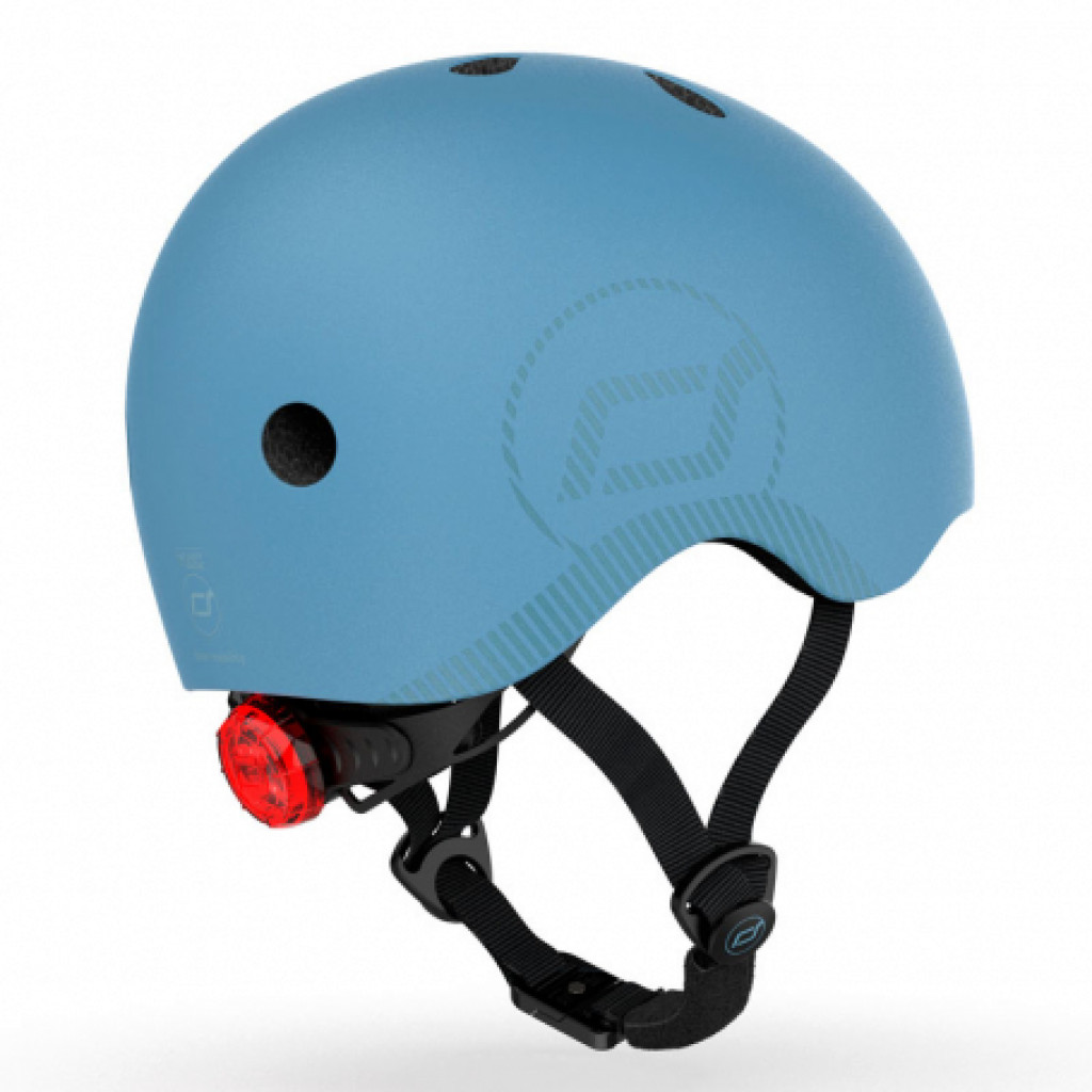 Scoot&Ride Detská prilba M-L steel