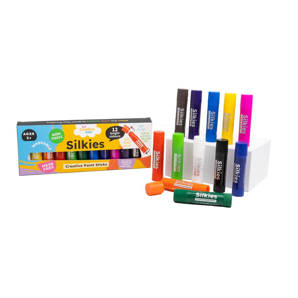 Connetix Silkies Paint Sticks | Set 12 ks