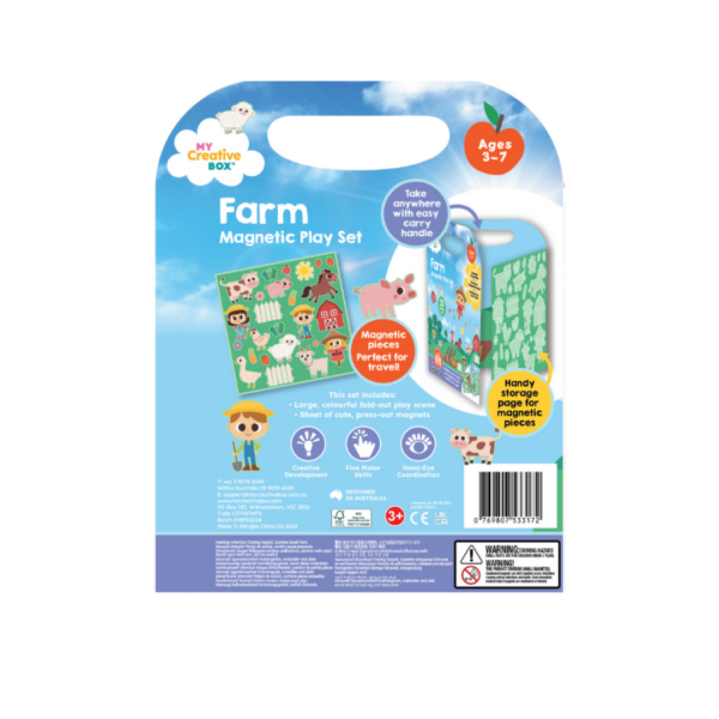 Connetix Farm Magnetic Play Set