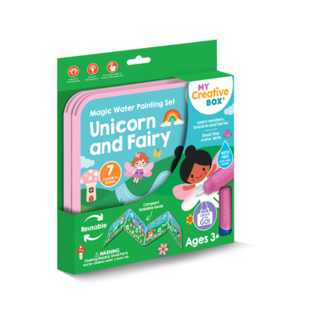 Connetix Unicorn and Fairy Magic Water Painting Set
