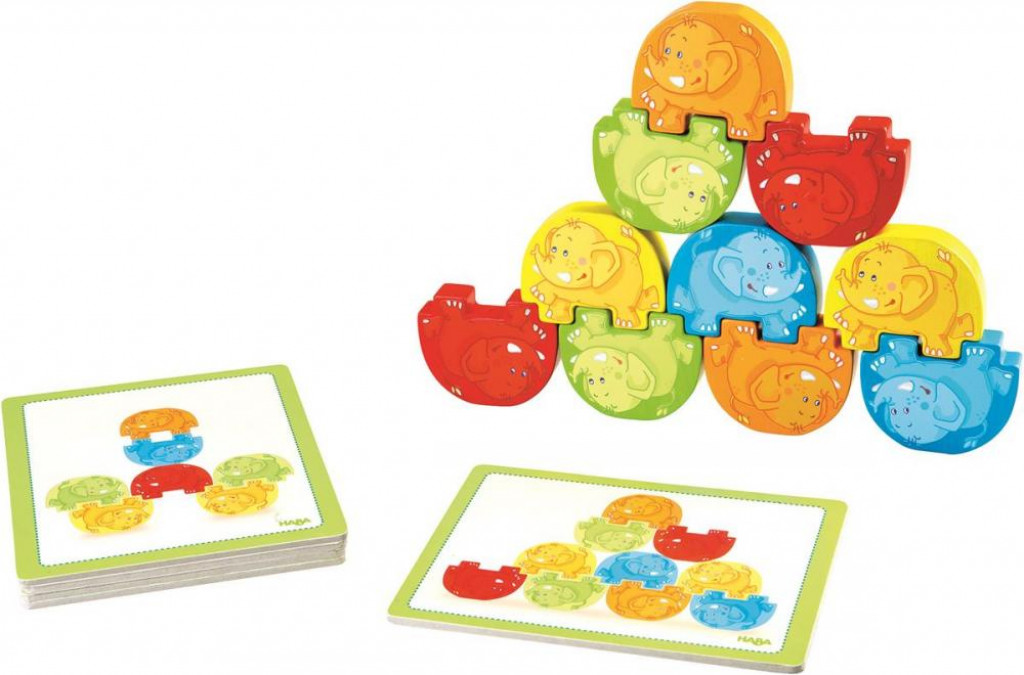 Haba Dřevěná hra na rozvoj motoriky Slony