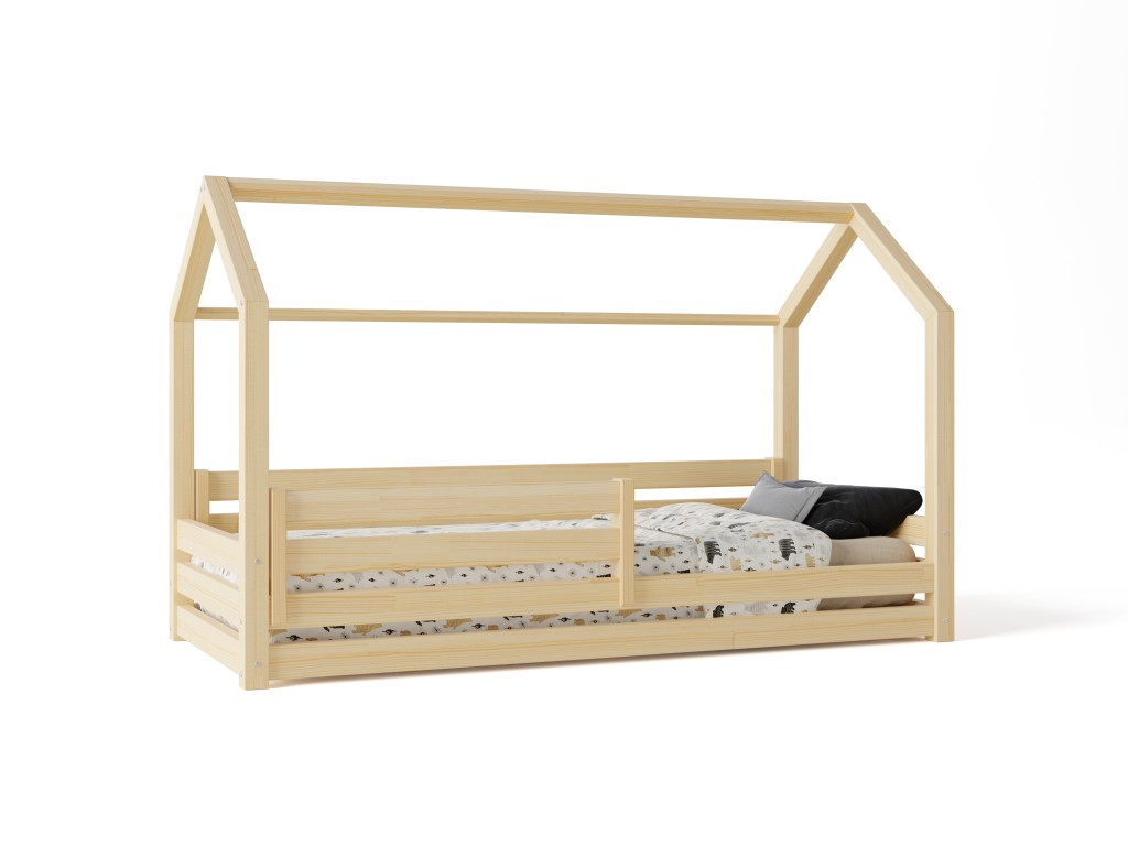Elis design Domčeková posteľ Premium so šuflíkom šuplík, nožičky: bez nožičiek, Zábrany: obe, rozmer lôžka: 100 x 190 cm