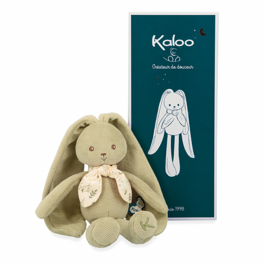 Kaloo Kaloo Lapinoo Plyšový zajac s dlhými ušami zelený 25 cm