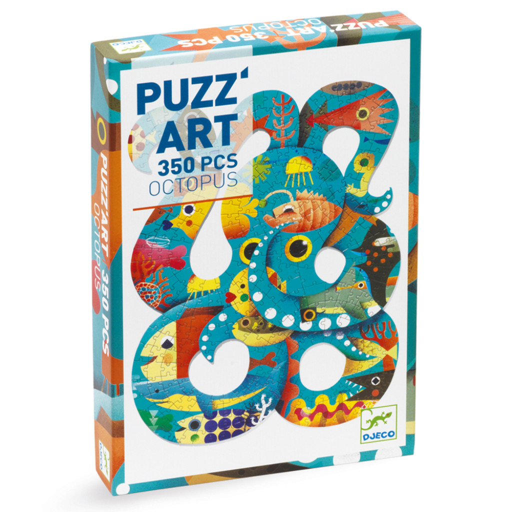 DJECO Umelecké puzzle: Chobotnica (350 dielikov)