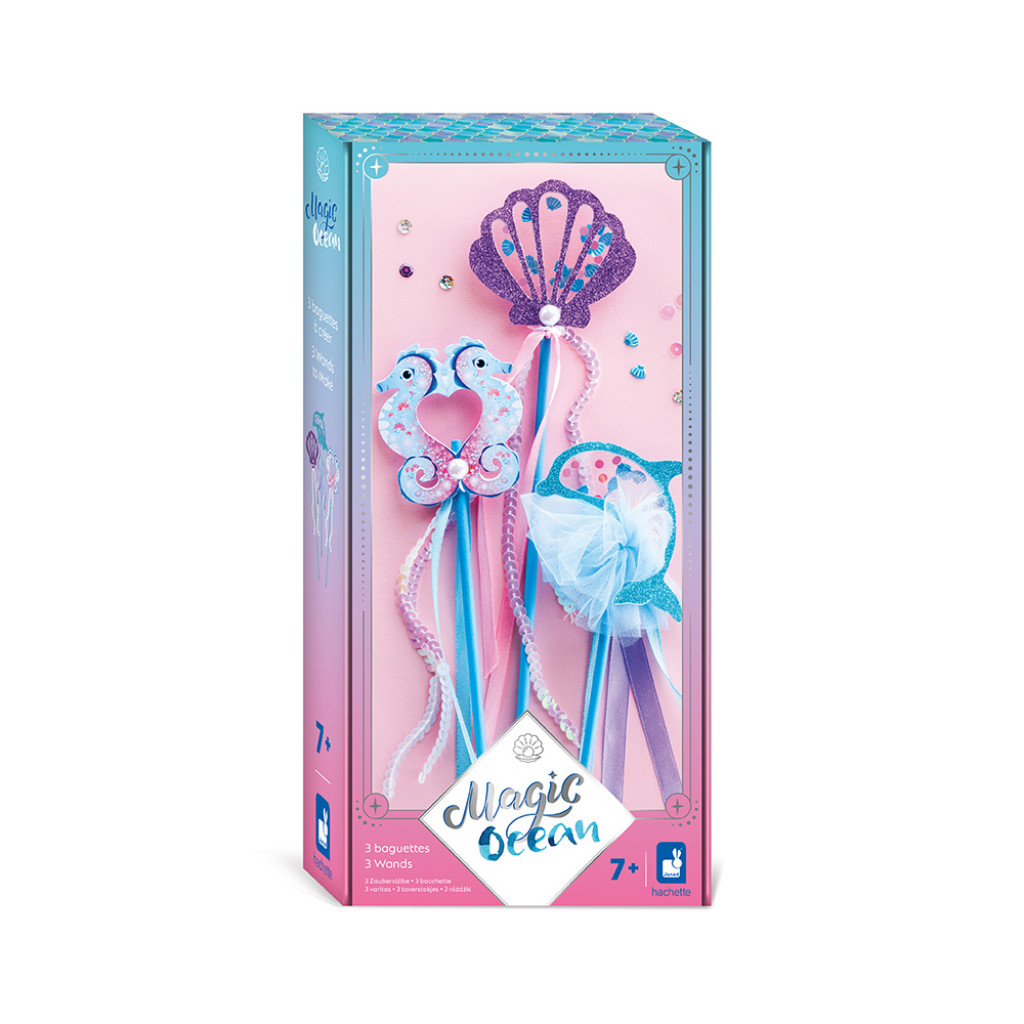 Janod Atelier Kreatívna sada DIY Vyrob si sám Čarovná palička Magický oceán od 7 rokov