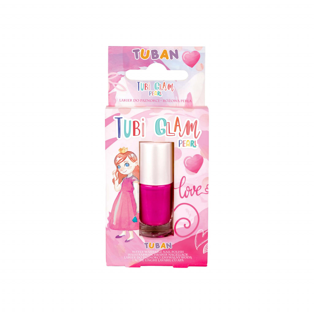 TUBAN Tubi Glam lak na nehty Perleťově růžový