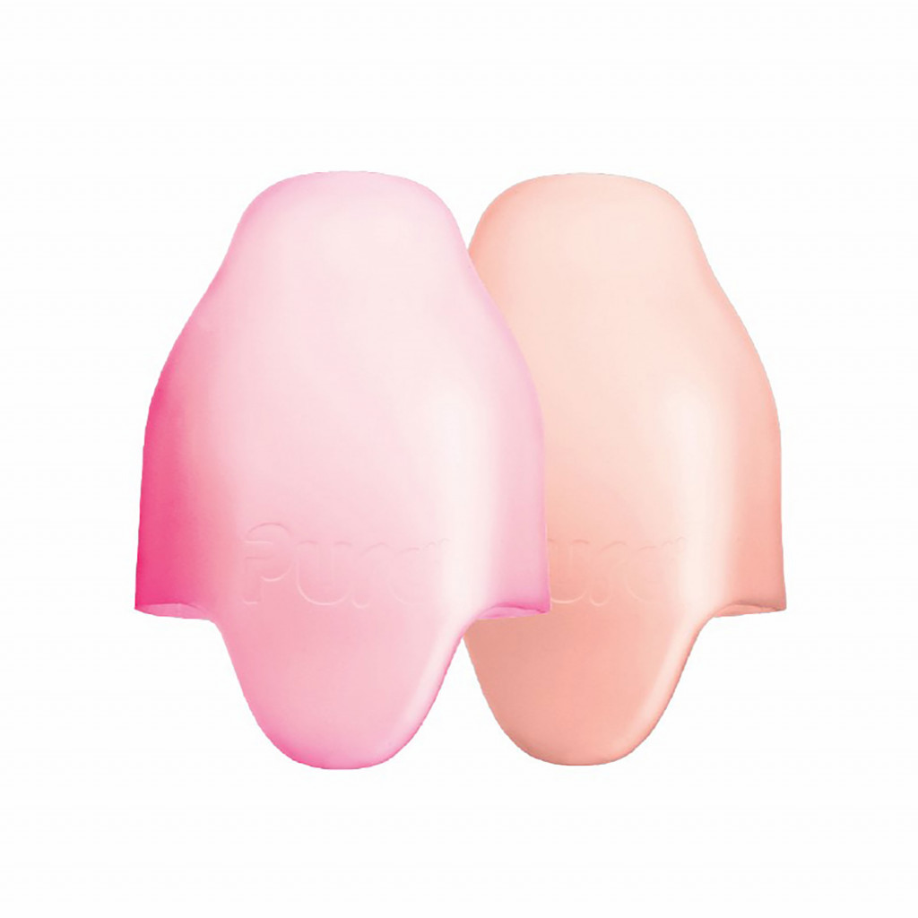 Pura Pura silikónové vrchnáky na fľašu 2ks (Rose / Carrot)