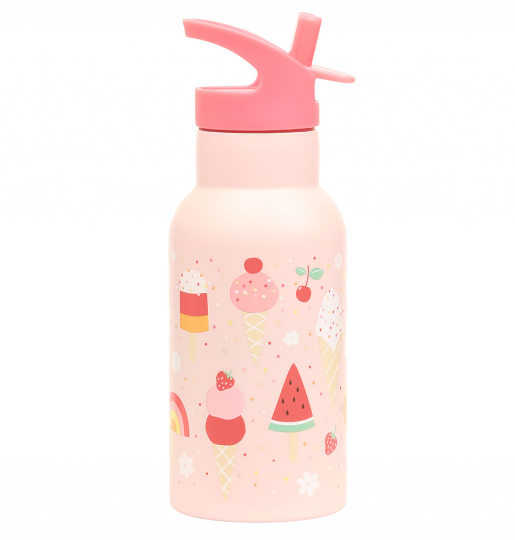 A Little Lovely Company Nerezová láhev 350ml - Zmrzlina