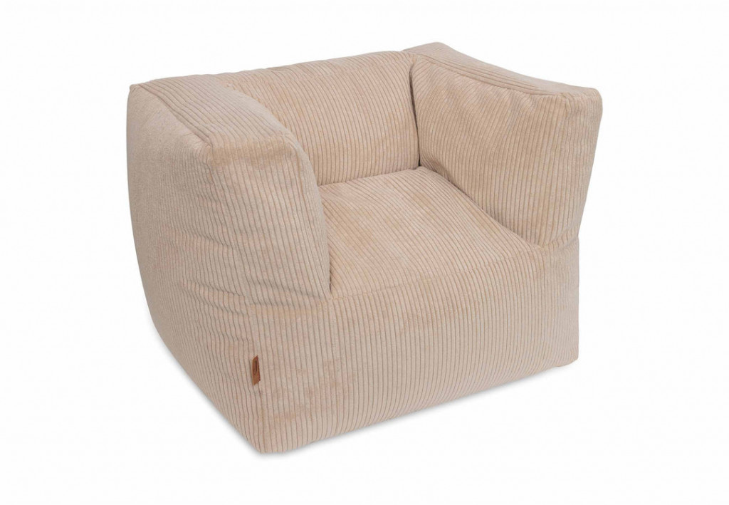Jollein Křeslo dětské Beanbag Corduroy Natural