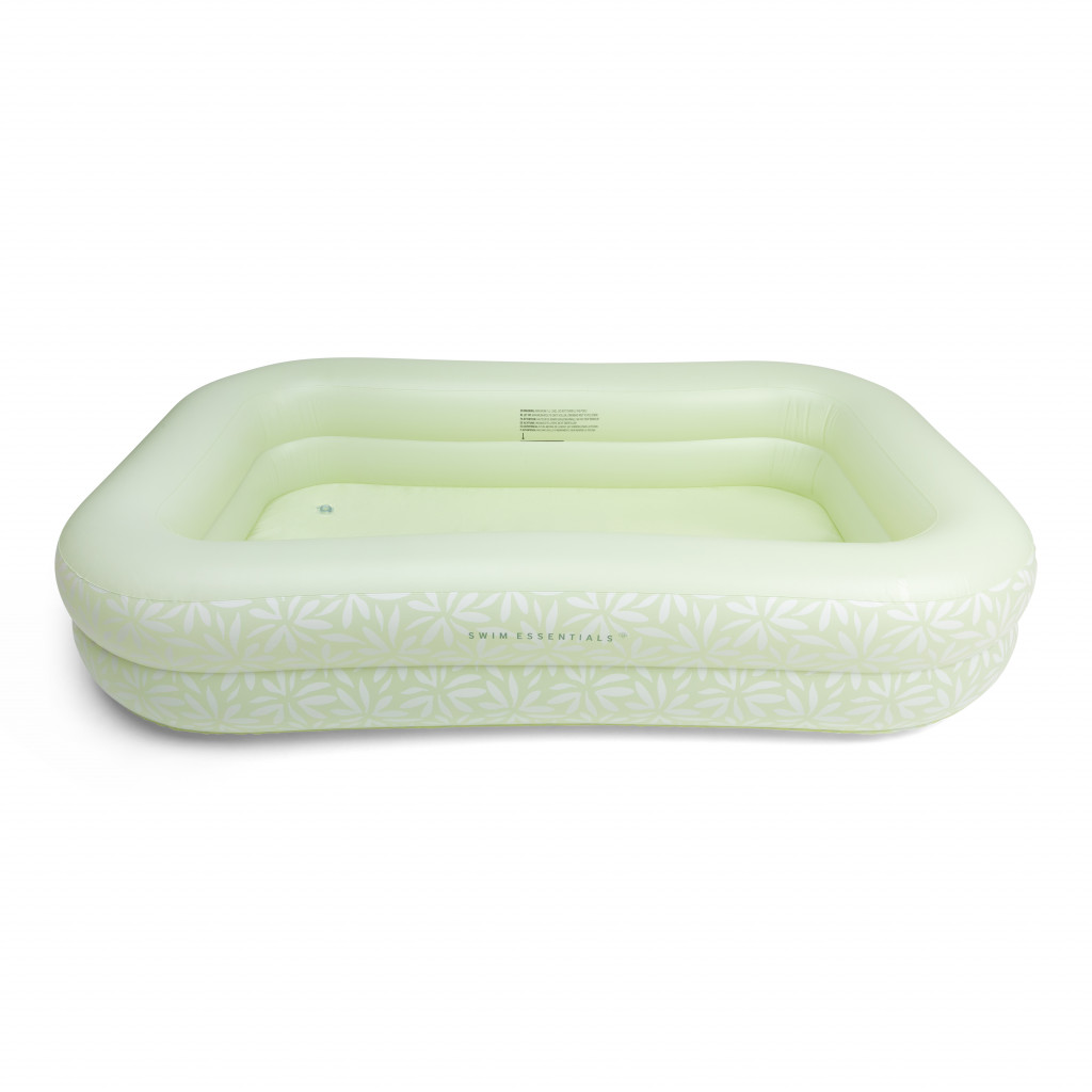 Swim Essentials Nafukovací bazén obdélník Green Matcha 211 cm