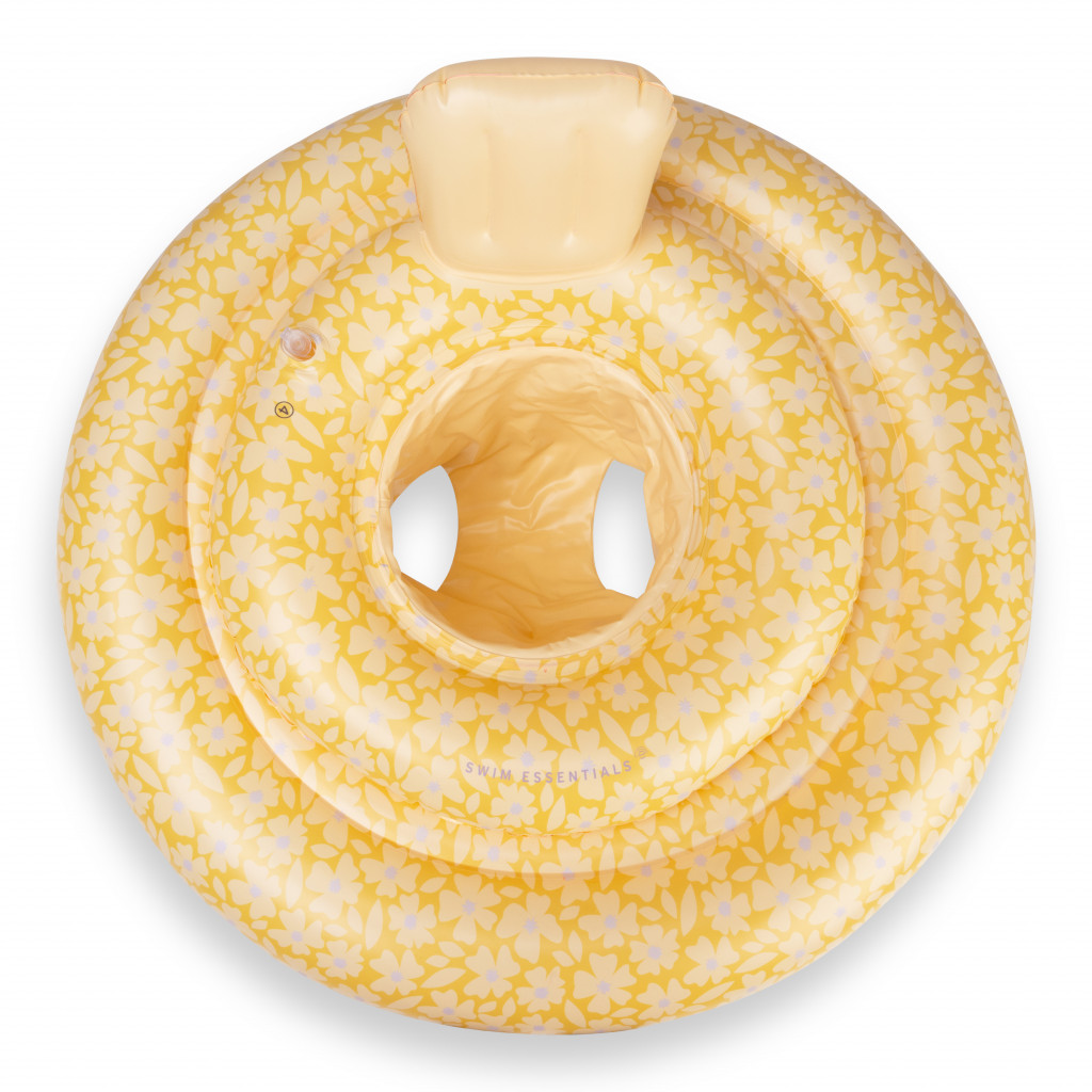 Swim Essentials Nafukovací kruh pro miminka Florish yellow