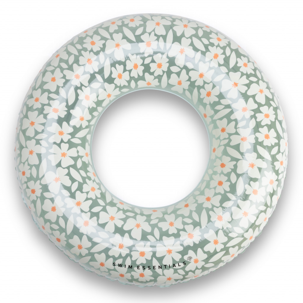 Swim Essentials Nafukovací kruh Florish green 90 cm
