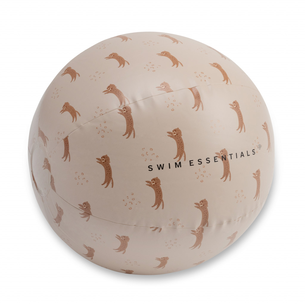 Swim Essentials Nafukovací míč Brown Leopard 51 cm