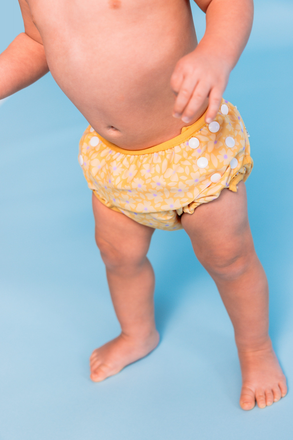 Swim Essentials Plavky pro miminka s UPF 50+ Florish yellow