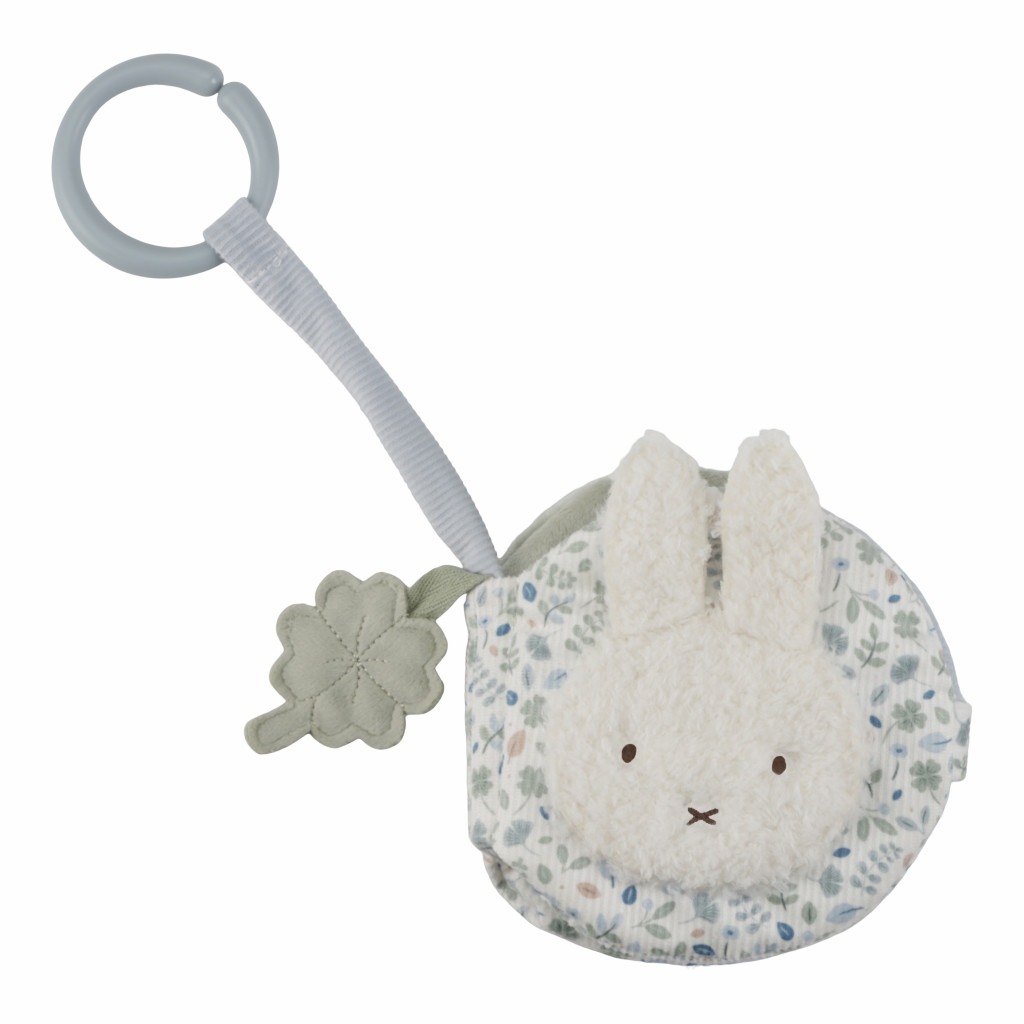 Little Dutch Závěsná textilní knížka králíček Miffy Lucky Leaves