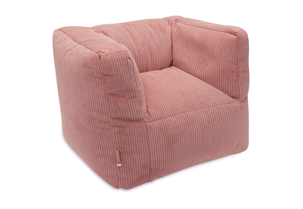 Jollein Křeslo dětské Beanbag Corduroy Wild Rose