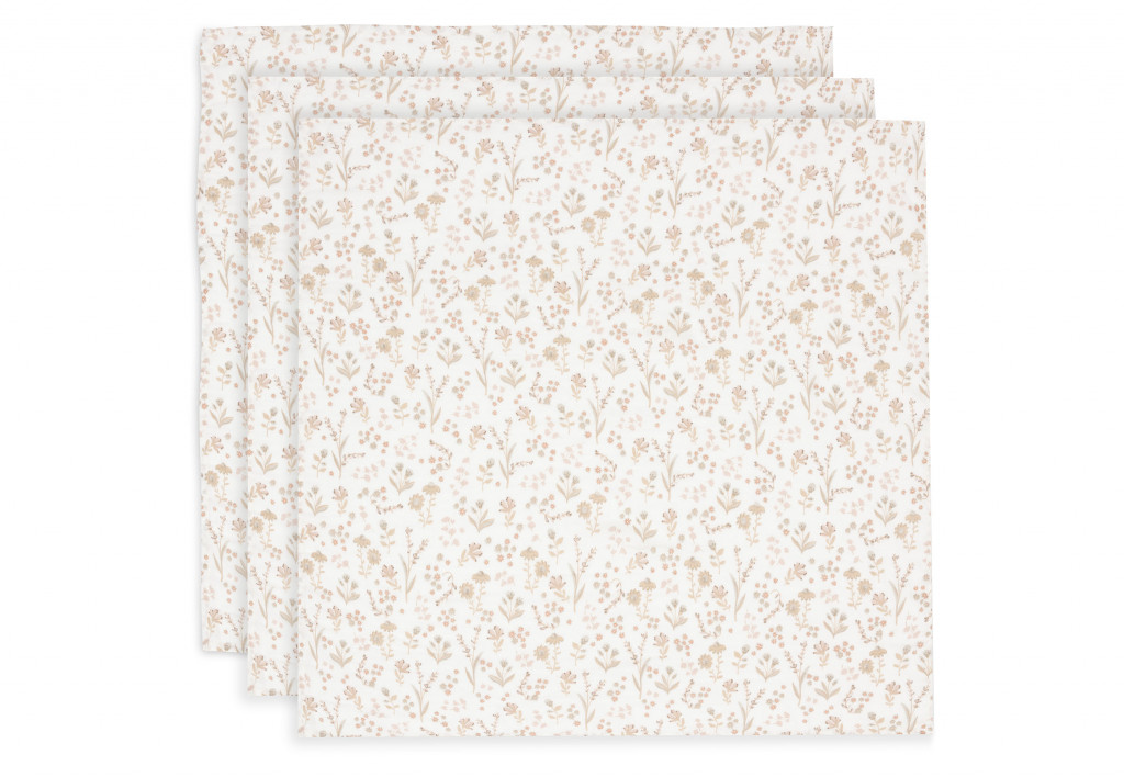 Jollein Pleny 3 ks 70x70 cm Bloomy