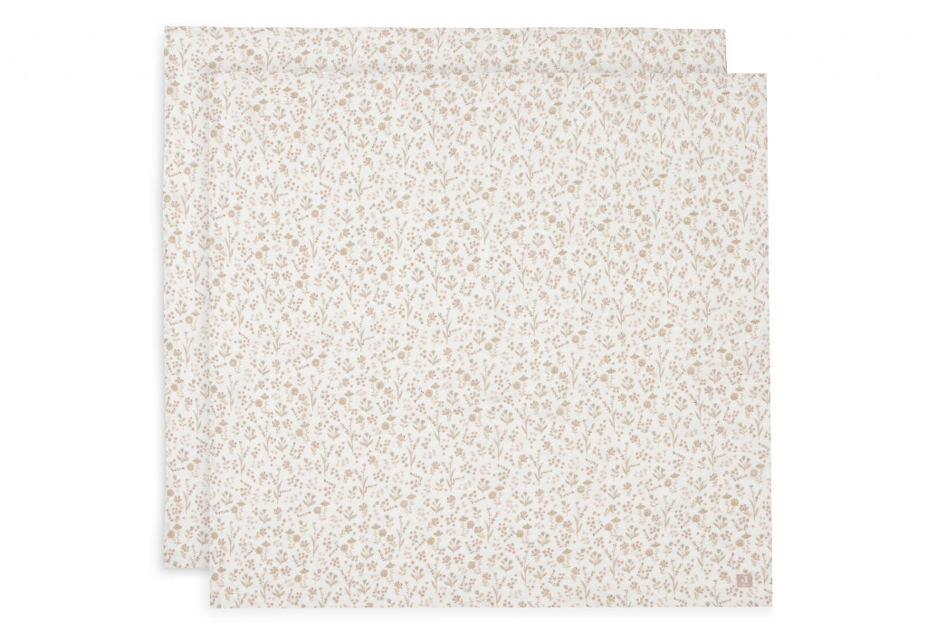 Jollein Pleny zavinovací 2ks 115x115 cm Bloomy