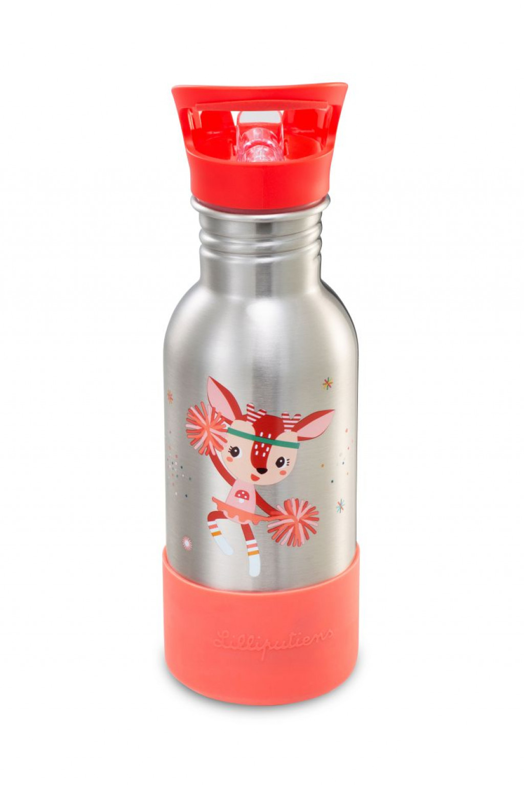 Lilliputiens antikorová fľaša na pitie - jelenček Stella - 600 ml