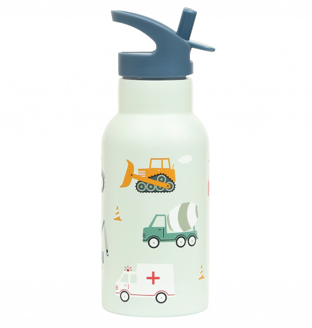 A Little Lovely Company Nerezová láhev 350ml - Vozidla