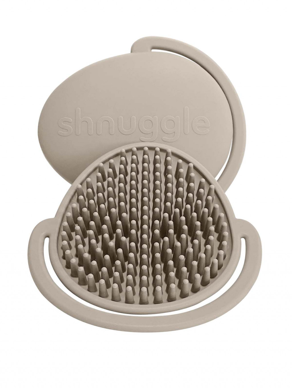 SHNUGGLE SHNUGGLE Dětský kartáč Taupe
