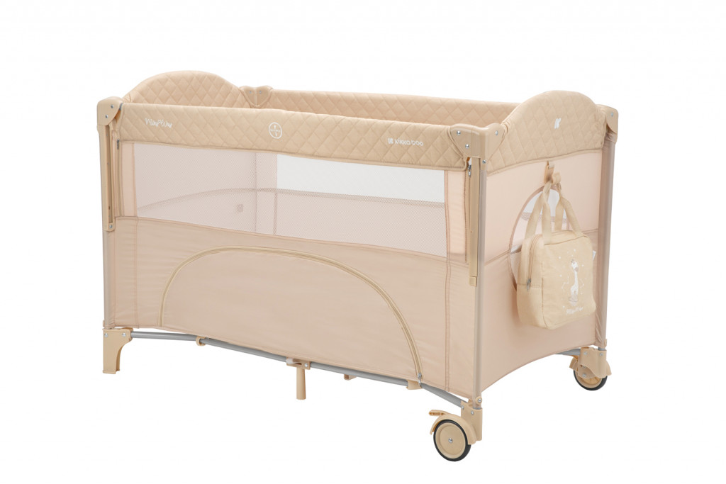 KikkaBoo Postýlka cestovní Milky Way Beige