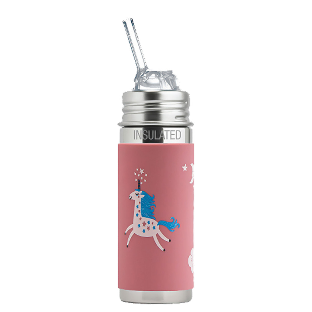 Pura Pura TERMO fľaša so slamkou 260ml (Unicorn)
