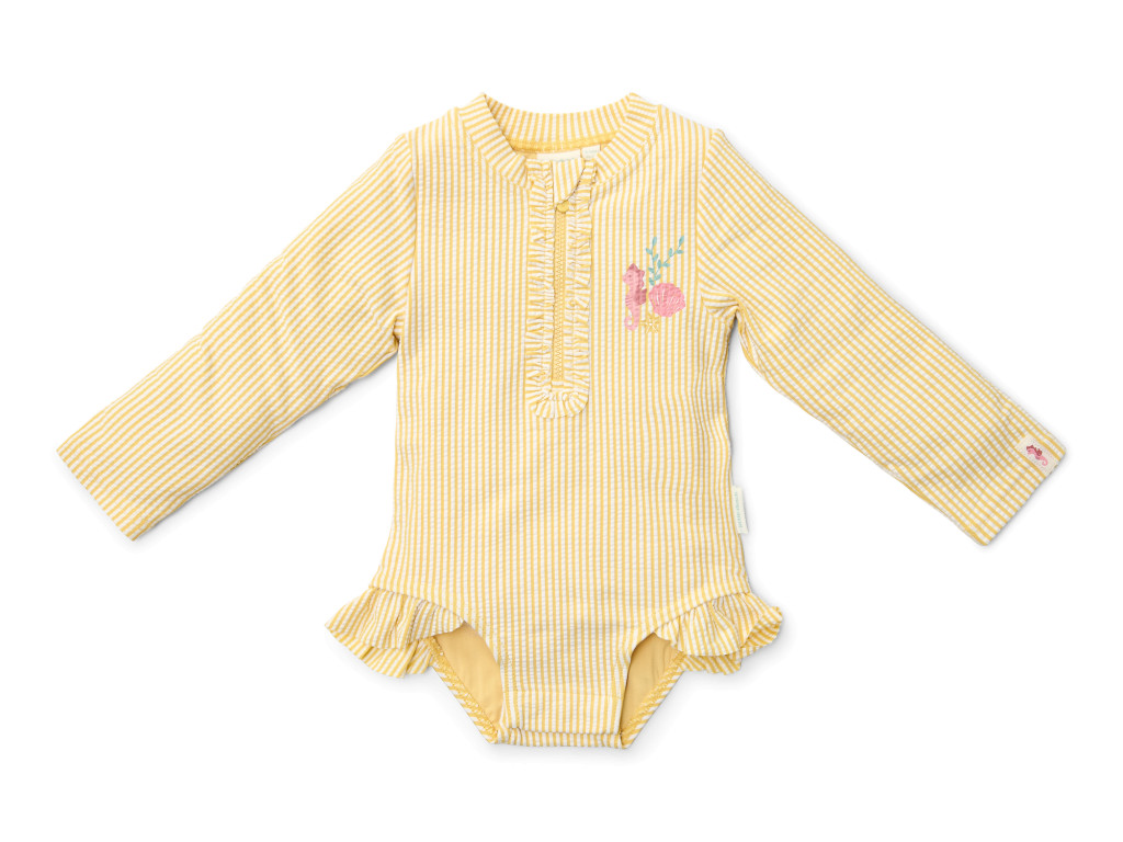 Little Dutch Plavky dlouhý rukáv Ocean Treasures Yellow vel. 74/80
