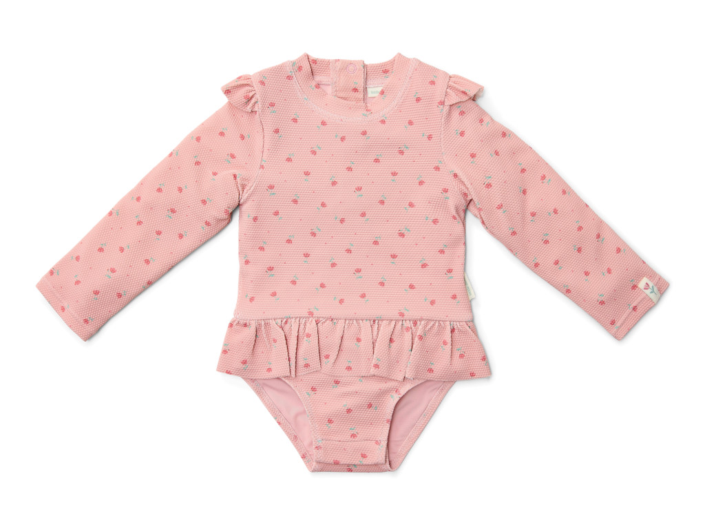 Little Dutch Plavky dlouhý rukáv Sunny Flowers Blush vel. 74/80