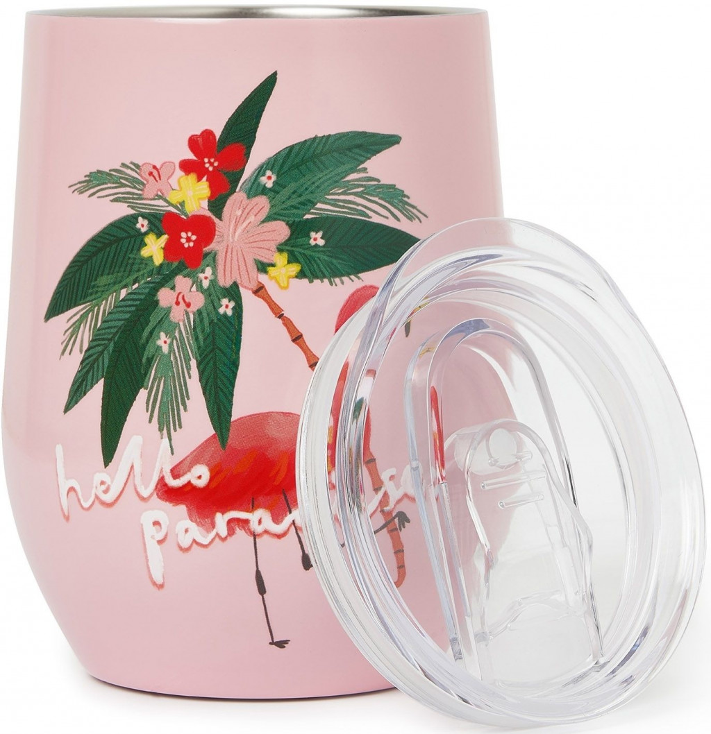 Legami Termo hrnček Legami Vacuum Tumbler Hot & Cold 325 ml - Flamingo