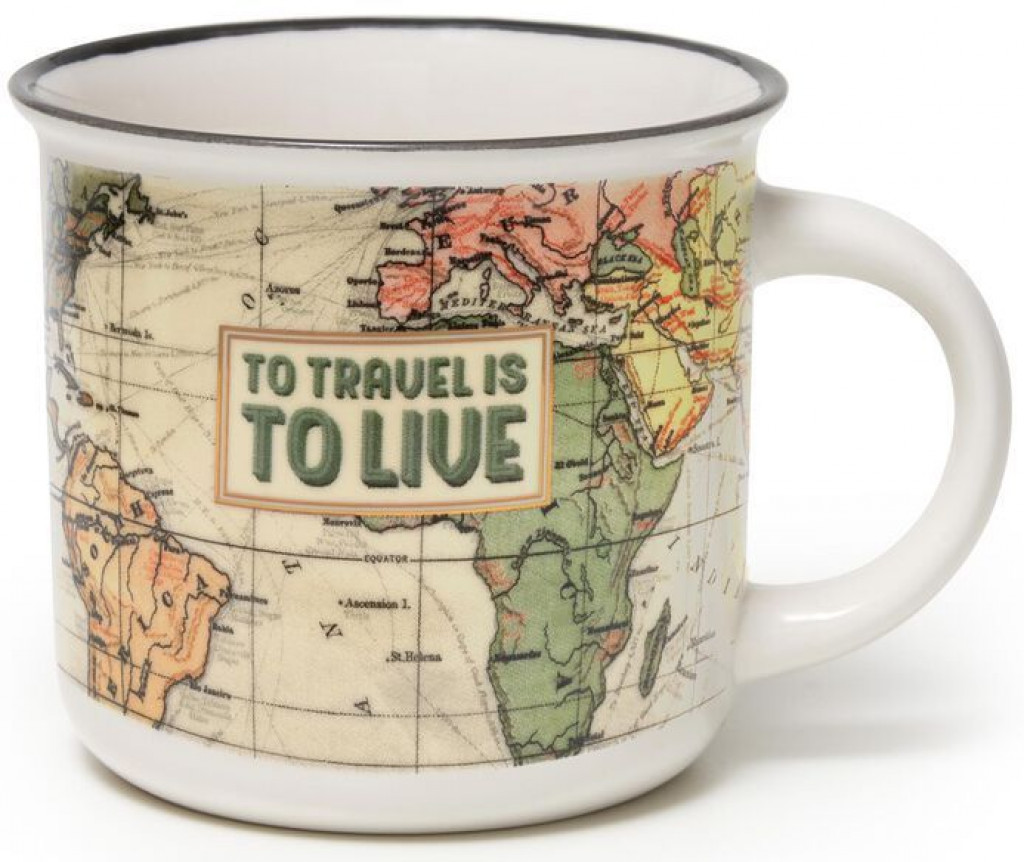 Legami Hrnček Legami New Bone China Porcelán Mug - Cup-Puccino - Travel