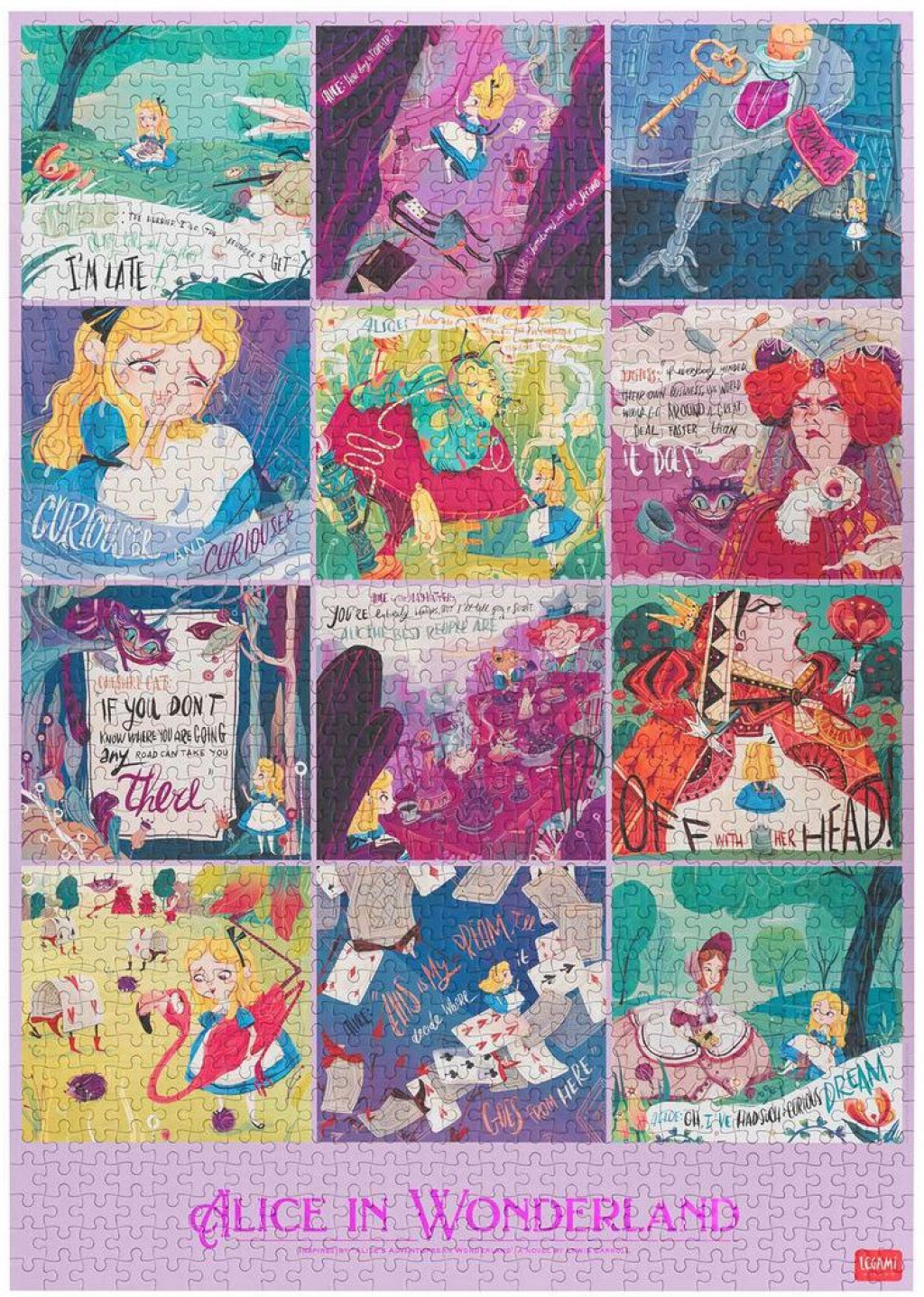 Legami Puzzle Legami - Alenka v ríši divov