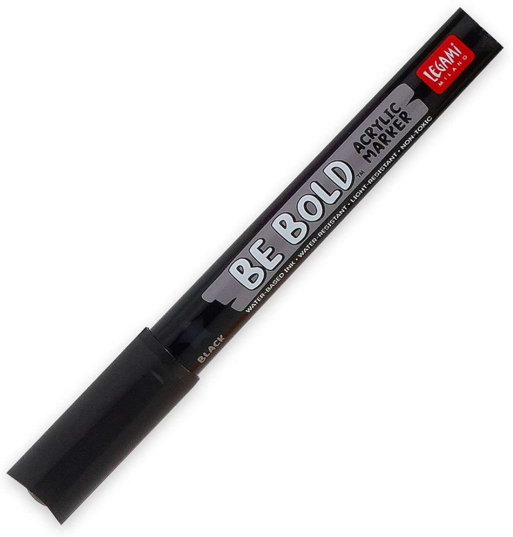 Legami Akrylové fixky Legami Acrylic Marker - Be Bold - Black