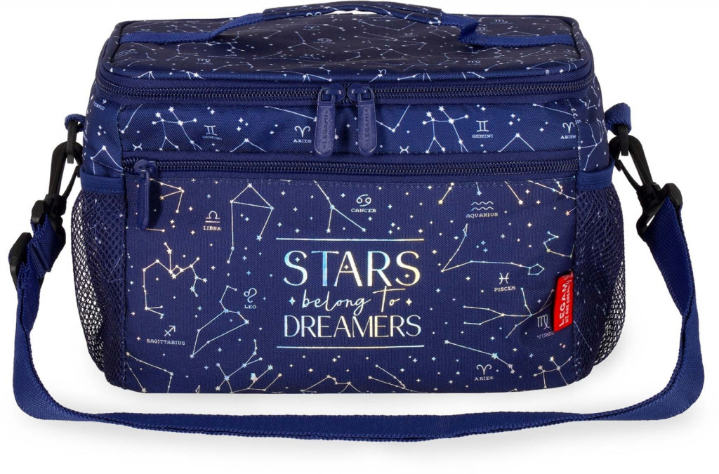 Legami Taška na desiatu Legami Lunch Bag 7.7 L - Stars