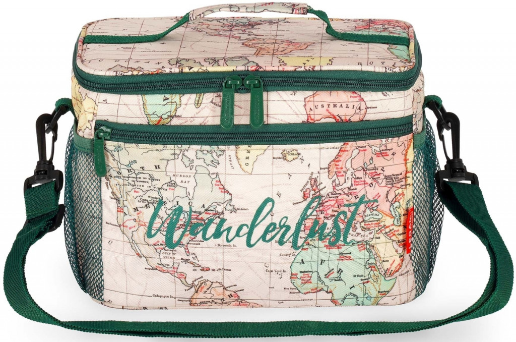 Legami Taška na desiatu Legami Lunch Bag 7.7 L - Travel