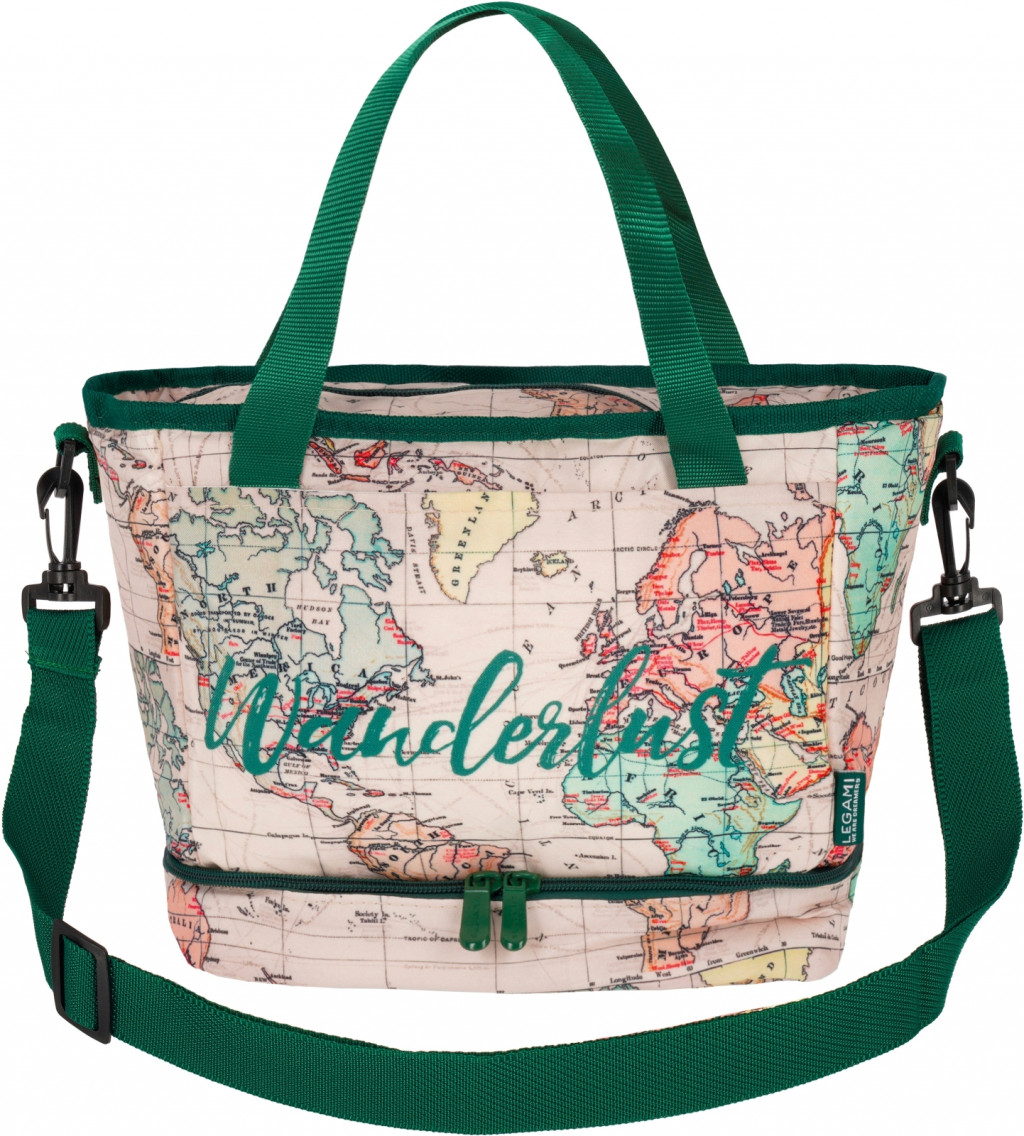 Legami Veľká taška na desiatu Legami Lunch Bag 10.8 L - Travel