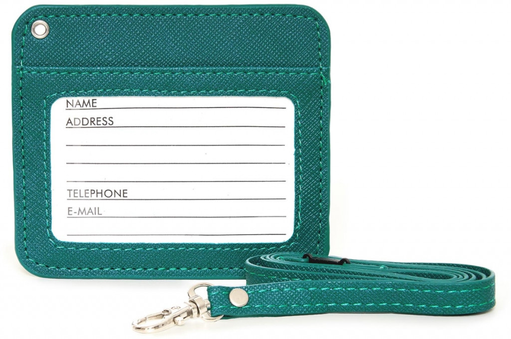 Legami Puzdro na karty Legami Badge Holder - Petrol Blue
