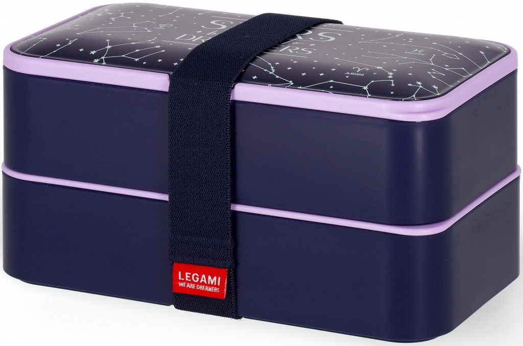 Legami Škatuľka na desiatu Legami Lunch Box 1200 Ml - Stars