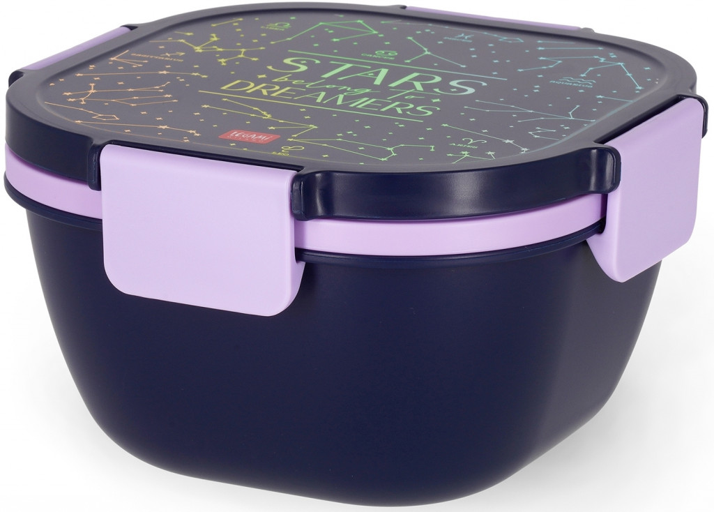 Legami Škatuľka na desiatu Legami Lunch Box 1700 Ml - Stars