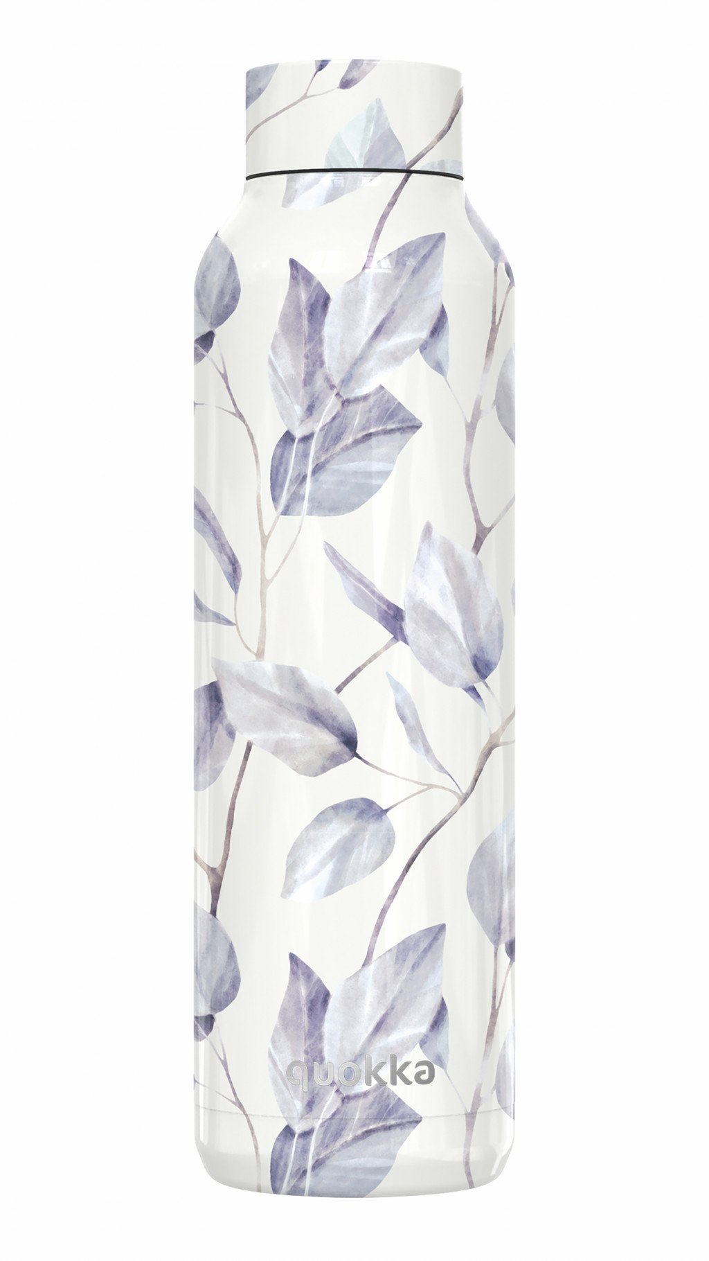 Quokka Nerezová termoláhev Solid Grey Bouquet 630 ml